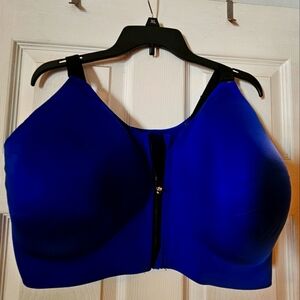 Torrid Wire-Free Hi-Impact Sports Bra 46DDD. Royal blue.